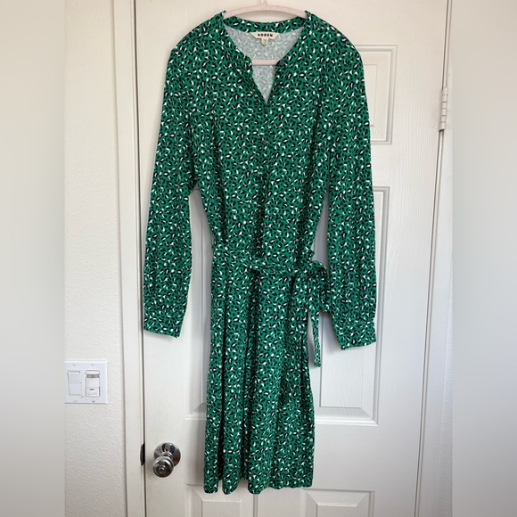 Boden Julia tambourine animal print dress size 12R - Picture 3 of 6